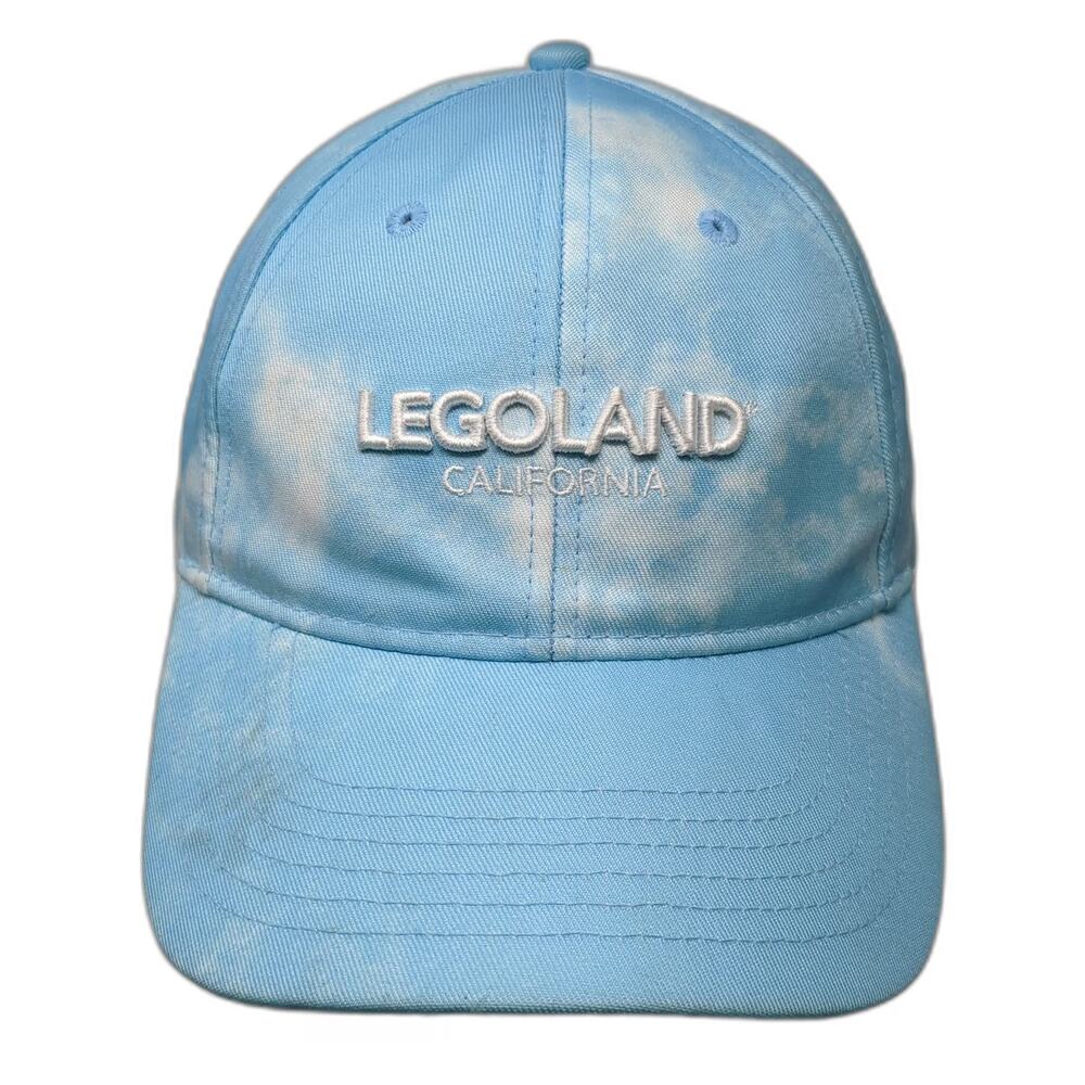 Legoland Baseball Cap Blue White One Size Tie Dye Slideback hat California